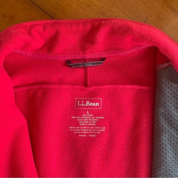 LL BEAN SKI COLD JACKET LINED LARGE RASPBERRY - Picture 13 of 13